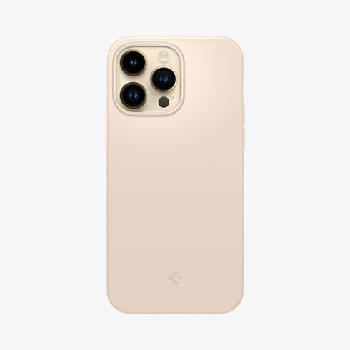 ACS04766 - iPhone 14 Pro Max Case Thin Fit in black showing the back